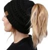 Cheveux Corp 'C.C®' Beanietail - Black 1 Cheveux Corp 'C.C®' Beanietail - Black
