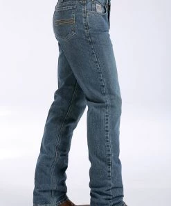 'Cinch' Men's Silver Label Slim Fit - Medium Stonewash