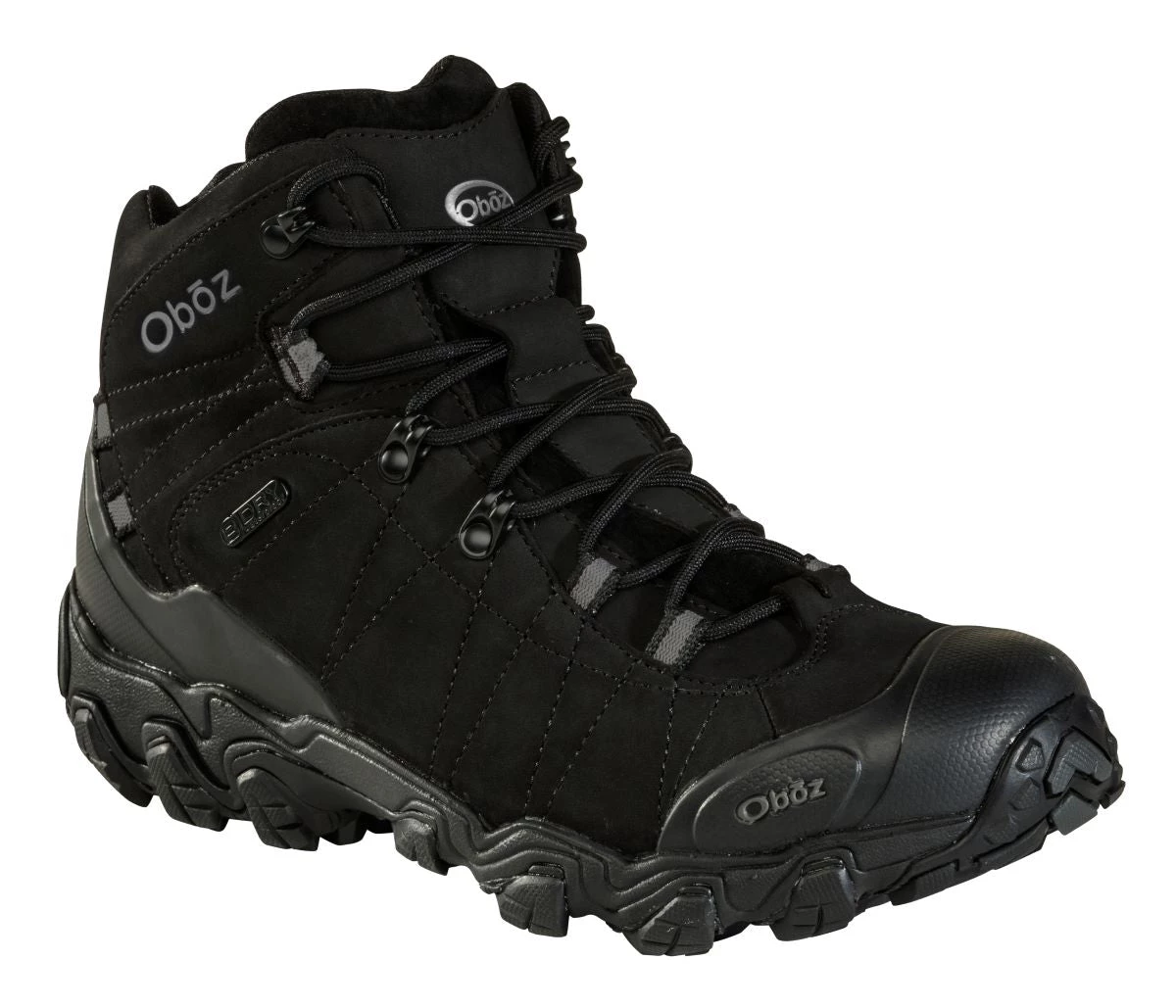 OBOZ FOOTWEAR 'Oboz' Men's Bridger Mid BDry WP Hiker - Midnight Black 6 OBOZ FOOTWEAR 'Oboz' Men's Bridger Mid BDry WP Hiker - Midnight Black