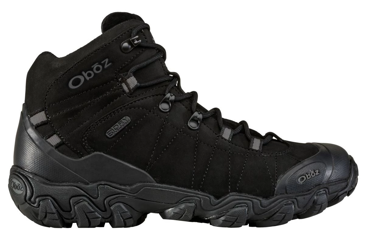 OBOZ FOOTWEAR 'Oboz' Men's Bridger Mid BDry WP Hiker - Midnight Black 3 OBOZ FOOTWEAR 'Oboz' Men's Bridger Mid BDry WP Hiker - Midnight Black