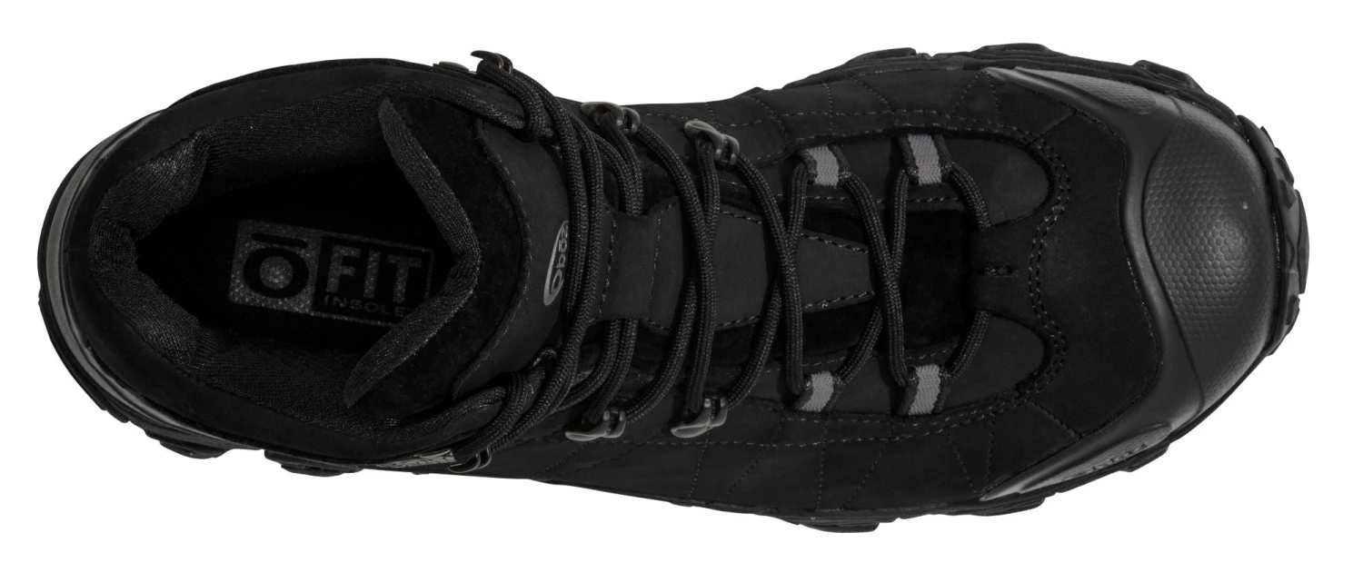 OBOZ FOOTWEAR 'Oboz' Men's Bridger Mid BDry WP Hiker - Midnight Black 4 OBOZ FOOTWEAR 'Oboz' Men's Bridger Mid BDry WP Hiker - Midnight Black