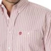 'Wrangler' Men's George Strait Button Down - Red