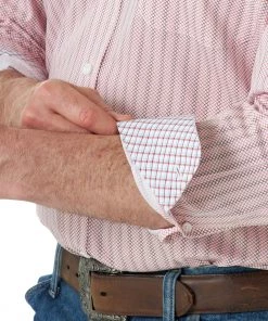 'Wrangler' Men's George Strait Button Down - Red