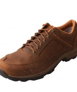 Twisted X Boots 'Twisted X' Men's Oxford Steel Toe - Distressed Saddle