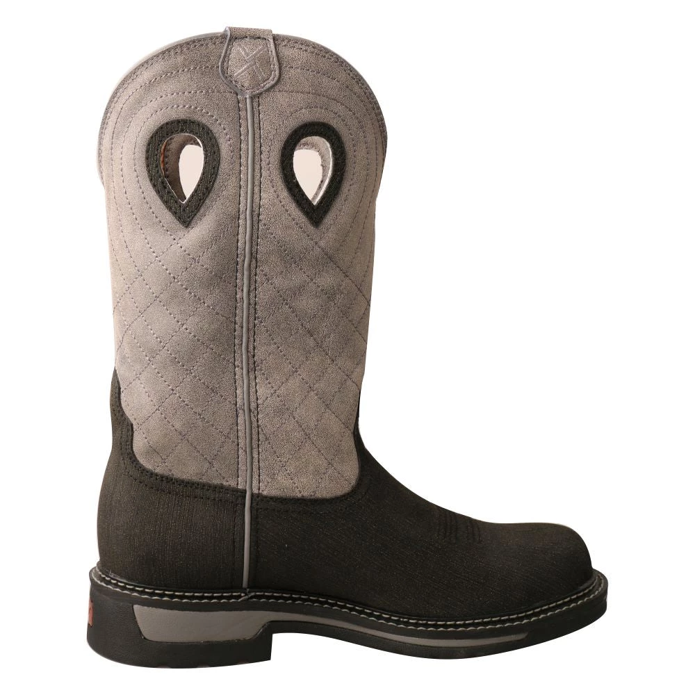 Twisted X Boots 'Twisted X' Men's 12" Western Work EH Steel Toe - Charcoal / Grey 8 Twisted X Boots 'Twisted X' Men's 12" Western Work EH Steel Toe - Charcoal / Grey