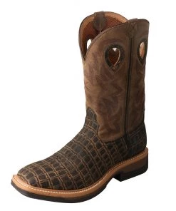 Twisted X Boots'Twisted X' Men's Lite Cowboy Western Square Toe - Cayman Print / Bomber
