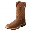 Twisted X Boots 'Twisted X' Men's Lite Western WP Work - Dk. Brown / Tan