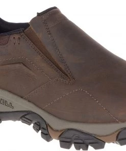 'Merrell' Men's Moab Adventure Moc - Dark Earth / Brown (Wide)