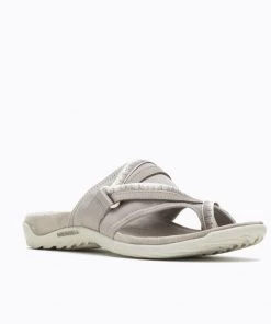 'Merrell' Women's Terran 3 Cush Post Sandal - Moon (Wide)