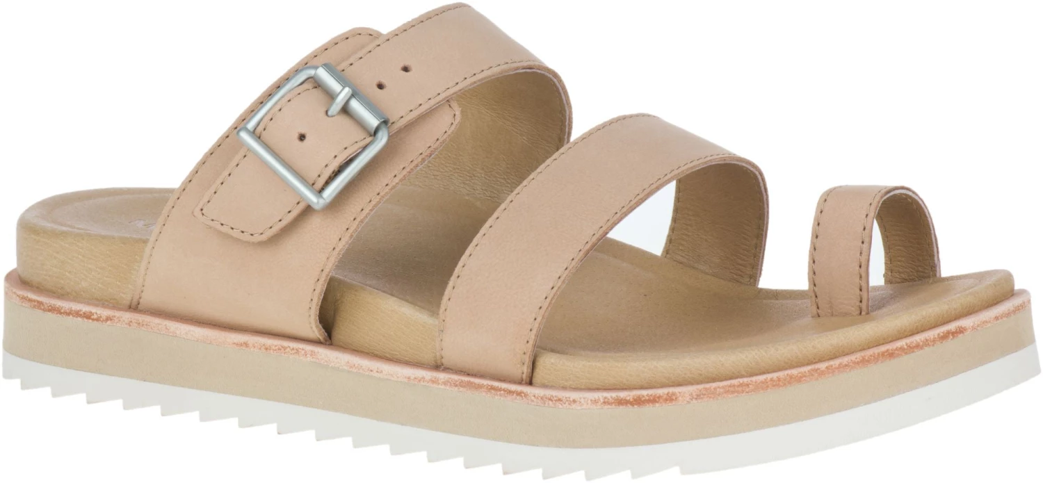'Merrell' Women's Juno Buckle Slide - Camel 3 'Merrell' Women's Juno Buckle Slide - Camel