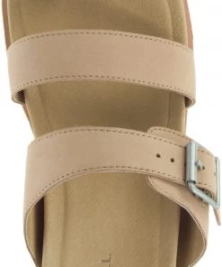 'Merrell' Women's Juno Buckle Slide - Camel 12 'Merrell' Women's Juno Buckle Slide - Camel