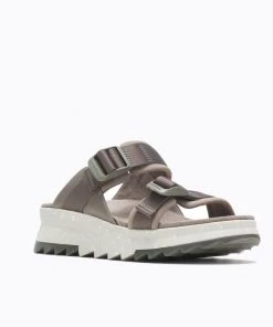 'Merrell' Women's Alpine Cush Slide Sandal - Brindle