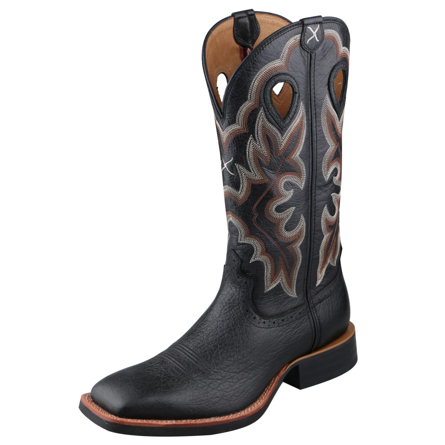 Twisted X Boots 'Twisted X' Men's 14" Ruff Stock Western Square Toe - Black 3 Twisted X Boots 'Twisted X' Men's 14" Ruff Stock Western Square Toe - Black