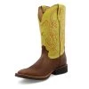 Twisted X Boots 'Twisted X' Men's 12" Ruff Stock Western Square Toe - Peanut / Lime 2 Twisted X Boots 'Twisted X' Men's 12" Ruff Stock Western Square Toe - Peanut / Lime