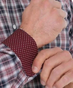 'Cinch' Men's Western Plaid Button Front - Burgundy / Grey