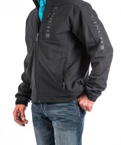 'Cinch' Men's Bonded Jacket - Black