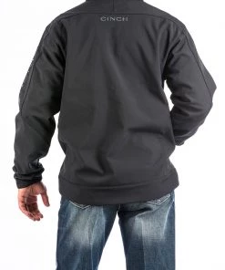 'Cinch' Men's Bonded Jacket - Black