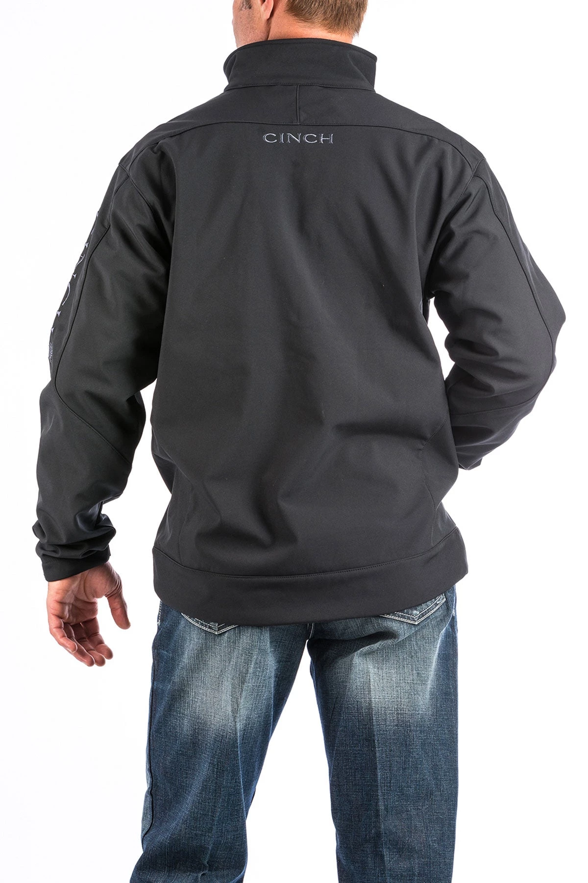 'Cinch' Men's Bonded Jacket - Black 4 'Cinch' Men's Bonded Jacket - Black