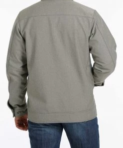 'Cinch' Men's Bonded Logo Conceal Carry Jacket - Stone