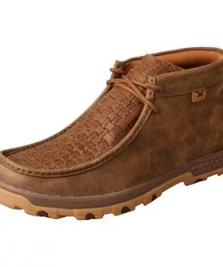 Twisted X Boots 'Twisted X' Men's CellStretch® Chukka Driving Moc - Bomber / Chocolate