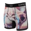 'Cinch' Men's 6" Camel Boxer Brief - Multi