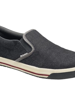 'Nautilus' Women's Westside ESD Steel Toe Slip On - Black / Grey