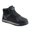 'Nautilus' Women's Urban Int. MetGuard EH SR Alloy Toe - Black / Purple