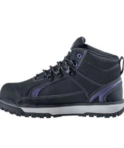 'Nautilus' Women's Urban Int. MetGuard EH SR Alloy Toe - Black / Purple