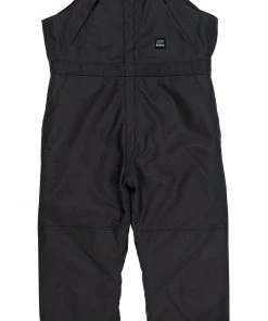 'Berne' Men's Icecap Arctic Insulated WP Bibs - Black / Steam