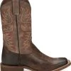 'Nocona' Women's 11" Sierra Western Square Toe - Antiqued Brown