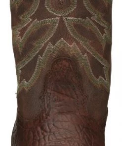 'Nocona' Men's Henry Western Square Toe - Vintage Brown