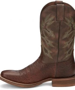 'Nocona' Men's Henry Western Square Toe - Vintage Brown