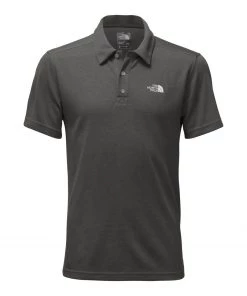 'The North Face' Men's Plaited Crag Polo - Dark Grey Heather