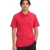 'The North Face' Men's Plaited Crag Polo - Rococco Red Heather
