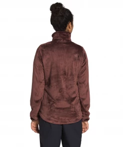'The North Face' Women's Osito 1/4 Zip Pullover - Marron Purple