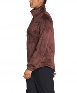 'The North Face' Women's Osito 1/4 Zip Pullover - Marron Purple