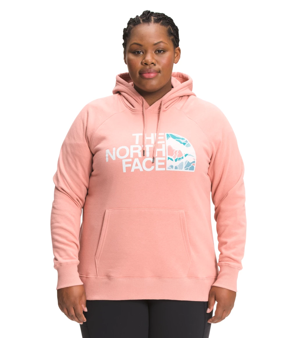 'The North Face' Women's Half Dome Pullover Hoodie - Rose Dawn (ext. Sizes) 3 'The North Face' Women's Half Dome Pullover Hoodie - Rose Dawn (ext. Sizes)