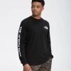 'The North Face' Men's Long Sleeve Hit T-Shirt - TNF Black