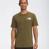 'The North Face' Men's Box NSE T-Shirt - Military Olive 2 'The North Face' Men's Box NSE T-Shirt - Military Olive