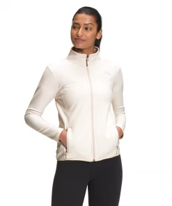 'The North Face' Women's TKA Glacier Full Zip - Gardenia White