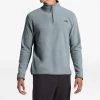 'The North Face' Men's TKA Glacier 1/4 Zip - Mid Grey