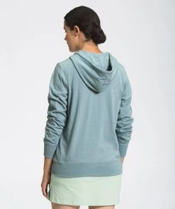 'The North Face' Women's Lightweight Full Zip Hoodie - Tourmaline Blue Heather
