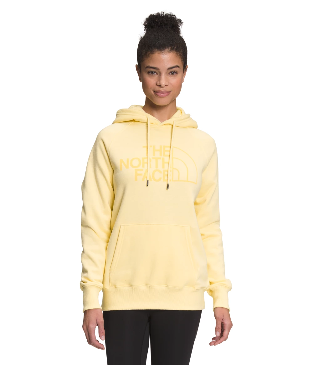 'The North Face' Women's Half Dome Pullover Hoodie - Pale Banana 3 'The North Face' Women's Half Dome Pullover Hoodie - Pale Banana