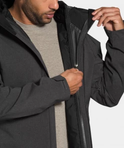 'The North Face' Men's ThermoBall™ Eco Triclimate® Jacket - TNF Dark Grey Heather / TNF Black