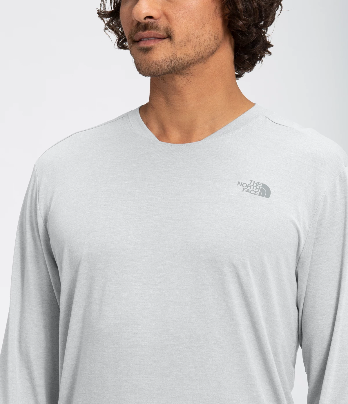 'The North Face' Men's Wander T-Shirt - Light Grey Heather 5 'The North Face' Men's Wander T-Shirt - Light Grey Heather