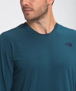 'The North Face' Men's Wander T-Shirt - Monterey Blue Heather 7 'The North Face' Men's Wander T-Shirt - Monterey Blue Heather