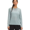 'The North Face' Women's Wander T-Shirt - Silver Blue 2 'The North Face' Women's Wander T-Shirt - Silver Blue
