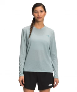 'The North Face' Women's Wander T-Shirt - Silver Blue