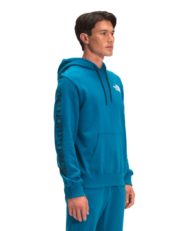 'The North Face' Men's New Sleeve Hit Hoodie - Banff Blue 3 'The North Face' Men's New Sleeve Hit Hoodie - Banff Blue