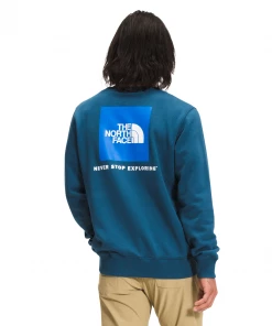 'The North Face' Men's Box NSE Crew Sweatshirt - Monterey Blue